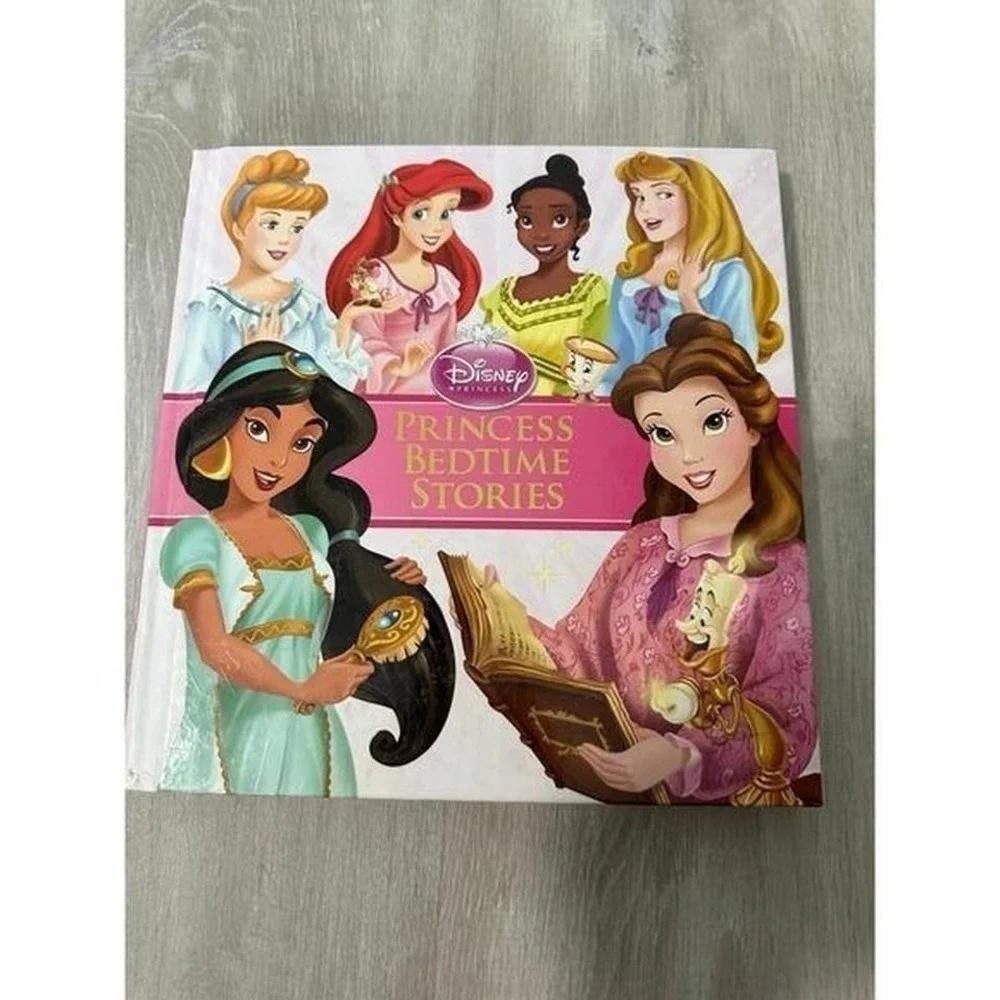 Disney Princess Bedtime Stories Hardcover Book Childrens Fairytale Collection